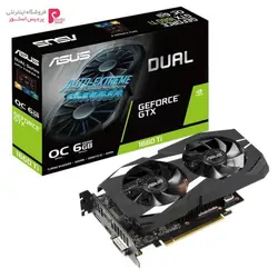 کارت گرافیک ایسوس DUAL-GTX1660TI-O6GASUS DUAL-GTX1660TI-O6G Graphics Card