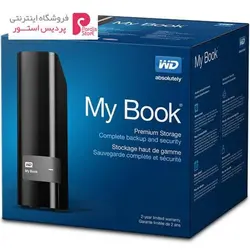 هارددیسک اکسترنال وسترن دیجیتال مدل مای بوک برای مک ظرفیت 3 ترابایتWestern Digital My Book External Hard Drive for Mac - 3TB