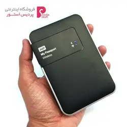 هارد دیسک بی‌سیم وسترن دیجیتال مدل مای پاسپورت وایرلسWestern Digital My Passport Wireless External Hard Drive - 1TB