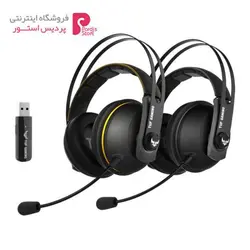 هدفون مخصوص بازی بی سیم ایسوس TUF H7Asus TUF H7 Gaming wireless Headphones