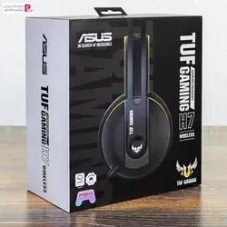 هدفون مخصوص بازی بی سیم ایسوس TUF H7Asus TUF H7 Gaming wireless Headphones