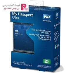 هارددیسک اکسترنال وسترن دیجیتال مدل مای پاسپورت آلترا ظرفیت 2 ترابایتWestern Digital My Passport Ultra External Hard Drive - 2TB