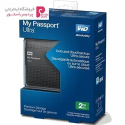 هارددیسک اکسترنال وسترن دیجیتال مدل مای پاسپورت آلترا ظرفیت 2 ترابایتWestern Digital My Passport Ultra External Hard Drive - 2TB