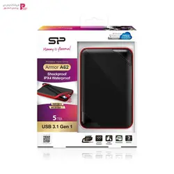 هارد اکسترنال سیلیکون پاور Armor A62S 4TBSilicon Power Armor A62S External Hard Drive 4TB