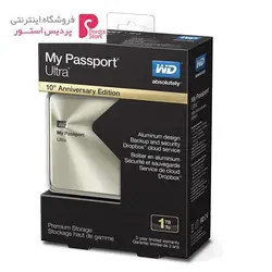 هارددیسک اکسترنال وسترن دیجیتال مدل My Passport Ultra Metal EditionWestern Digital My Passport Ultra Metal Edition External Hard Drive - 1TB