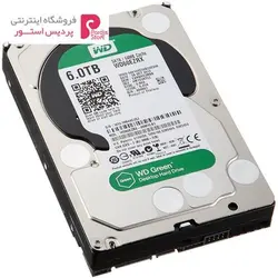 هارددیسک اینترنال وسترن دیجیتال سری سبز مدل WD60EZRX ظرفیت 6 ترابایتWestern Digital Green WD60EZRX Internal Hard Drive - 6TB