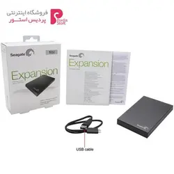 هارددیسک اکسترنال سیگیت مدل اکسپنشن پرتابل ظرفیت 1 ترابایتSeagate Expansion Portable External Hard Drive - 1TB