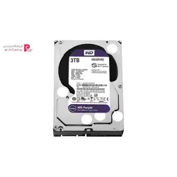 هارددیسک اینترنال وسترن دیجیتال مدل Purple WD30PURZ ظرفیت 3 ترابایتWestern Digital Purple WD30PURZ Internal Hard Disk 3TB