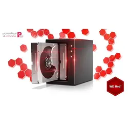 هارددیسک اینترنال وسترن دیجیتال مدل Red WD60EFRX ظرفیت 6 ترابایتWestern Digital Red WD60EFRX Internal Hard Drive 6TB