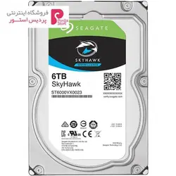 هارددیسک اینترنال سیگیت مدل SkyHawk ST6000VX0023 ظرفیت 6 ترابایتSeagate SkyHawk ST6000VX0023 Internal Hard Drive - 6TB