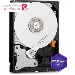 هارددیسک اینترنال وسترن دیجیتال مدل Purple NV WD4NPURX ظرفیت 4 ترابایتWestern Digital Purple NV WD4NPURX Internal Hard Drive 4TB