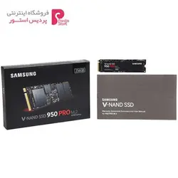 حافظه SSD سایز M.2 2280 سامسونگ مدل 950Pro ظرفیت 256 گیگابایتSamsung 950 Pro M.2 2280 SSD - 256GB