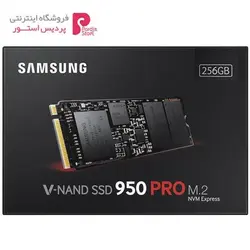 حافظه SSD سایز M.2 2280 سامسونگ مدل 950Pro ظرفیت 256 گیگابایتSamsung 950 Pro M.2 2280 SSD - 256GB