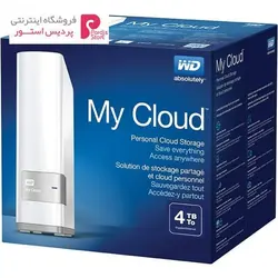 هارد دیسک اکسترنال وسترن دیجیتال مدل My Cloud ظرفیت 4 ترابایتWestern Digital My Cloud External Hard Drive - 4TB