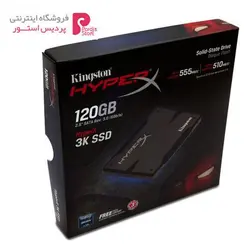 حافظه SSD کینگستون مدل HyperX 3K ظرفیت 120 گیگابایتKingston HyperX 3K SSD Drive - 120GB