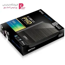 هارددیسک اکسترنال Silicon Power مدل دایموند D05 ظرفیت 1 ترابایتSilicon Power Diamond D05 External Hard Drive - 1TB