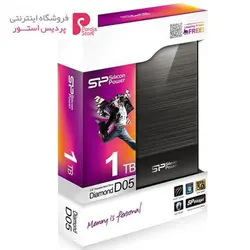 هارددیسک اکسترنال Silicon Power مدل دایموند D05 ظرفیت 1 ترابایتSilicon Power Diamond D05 External Hard Drive - 1TB