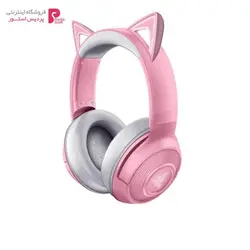 هدفون مخصوص بازی بی سیم ریزر Kraken BT Kitty Edition QuartzRazer Kraken BT Kitty Edition Quartz Wireless Gaming Headset