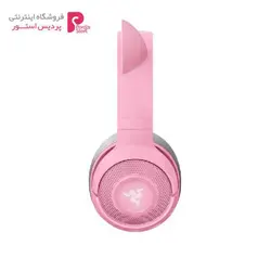 هدفون مخصوص بازی بی سیم ریزر Kraken BT Kitty Edition QuartzRazer Kraken BT Kitty Edition Quartz Wireless Gaming Headset