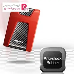 هارددیسک اکسترنال ای دیتا مدل دش‌درایو دیوربل HD650 ظرفیت 2 ترابایتAdata DashDrive Durable HD650 External HDD - 2TB