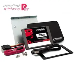 حافظه SSD کینگستون مدل KC400 با ظرفیت 256 گیگابایت به همراه کیت ارتقاKingston KC400 SSD With Upgrade Bundle Kit - 256GB