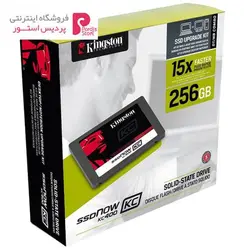 حافظه SSD کینگستون مدل KC400 با ظرفیت 256 گیگابایت به همراه کیت ارتقاKingston KC400 SSD With Upgrade Bundle Kit - 256GB