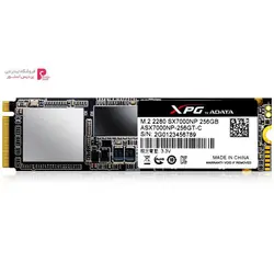 اس اس دی اینترنال ای دیتا مدل SX7000 M.2 2280 ظرفیت 256 گیگابایتADATA SX7000 M.2 2280 Internal SSD - 256GB