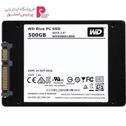حافظه SSD وسترن دیجیتال مدل BLUE WDS500G1B0A ظرفیت 500 گیگابایتWestern Digital BLUE WDS500G1B0A SSD Drive - 500GB