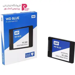 حافظه SSD وسترن دیجیتال مدل BLUE WDS500G1B0A ظرفیت 500 گیگابایتWestern Digital BLUE WDS500G1B0A SSD Drive - 500GB