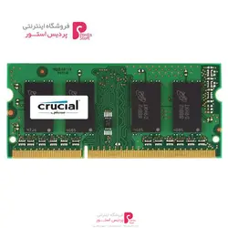 رم لپ تاپ کروشیال مدل DDR3 1066MHz ظرفیت 4 گیگابایتCrucial DDR3 1066MHz SODIMM RAM - 4GB