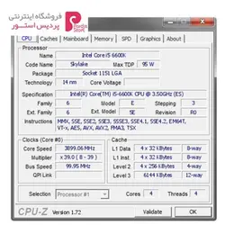 پردازنده مرکزی اینتل سری Skylake مدل Core i5-6600KIntel Skylake Core i5-6600K CPU