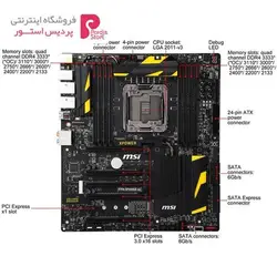 مادربرد ام اس آی مدل X99A XPOWER ACMSI X99A XPOWER AC Motherboard