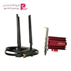 کارت شبکه بی‌سیم، دو بانده و PCI Express ایسوس مدل PCE-AC68 Asus PCE-AC68 802.11ac Dual-band Wireless-AC1900 PCI-E Adapter