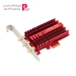 کارت شبکه بی‌سیم، دو بانده و PCI Express ایسوس مدل PCE-AC68 Asus PCE-AC68 802.11ac Dual-band Wireless-AC1900 PCI-E Adapter