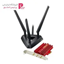 کارت شبکه بی‌سیم، دو بانده و PCI Express ایسوس مدل PCE-AC68 Asus PCE-AC68 802.11ac Dual-band Wireless-AC1900 PCI-E Adapter