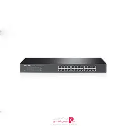 سوییچ 24 پورت مگابیتی و رکمونت تی پی-لینک مدل TL-SF1024TP-LINK TL-SF1024 24-Port 10/100Mbps Rackmount Switch