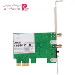 کارت شبکه PCI Express بی‌سیم N300 ایسوس مدل PCE-N15Asus PCE-N15 Wireless N300 PCI Express Network Adapter