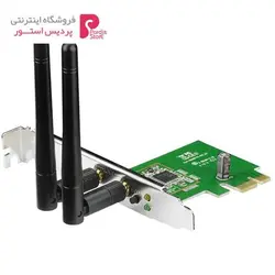 کارت شبکه PCI Express بی‌سیم N300 ایسوس مدل PCE-N15Asus PCE-N15 Wireless N300 PCI Express Network Adapter