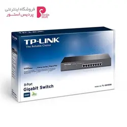 سوییچ 8 پورت گیگابیت و دسکتاپ/رکمونت تی پی-لینک مدل TL-SG1008TP-LINK TL-SG1008 8-Port Gigabit Desktop/Rackmount Switch