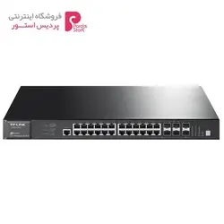 سوییچ 28 پورت JetStream تی پی-لینک مدل T2700G-28TQTP-LINK 28 JetStream T2700G-28TQ 28 Port Switch