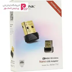کارت شبکه USB بی‌سیم AC450 تی پی-لینک مدل Archer T1UTP-LINK Archer-T1U Wireless AC450 USB Adapter