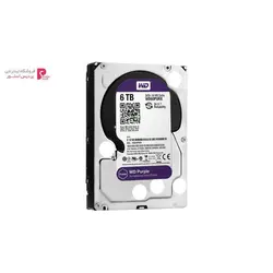 هارددیسک اینترنال وسترن دیجیتال مدل Purple WD60PURZ ظرفیت 6 ترابایتWestern Digital Purple WD60PURZ Internal Hard Disk 6TB