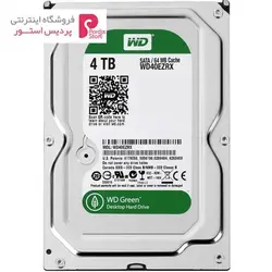 هارددیسک اینترنال وسترن دیجیتال سری سبز مدل WD40EZRX ظرفیت 4 ترابایتWestern Digital Green WD40EZRX Internal Hard Drive - 4TB