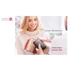 هارد اکسترنال سیلیکون پاور Armor A62S 1TBSilicon Power Armor A62S External Hard Drive 1TB