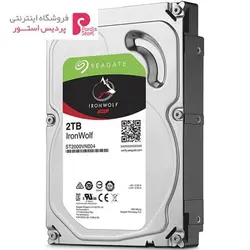 هارددیسک اینترنال سیگیت مدل IronWolf ST2000VN004 ظرفیت 2 ترابایتSeagate IronWolf ST2000VN004 Internal Hard Drive - 2TB