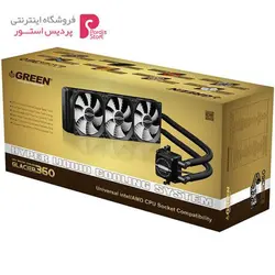سیستم خنک کننده آبی گرین Glacier GLC360AGreen Glacier GLC360A Liquid Cooling System