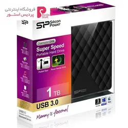 هارددیسک اکسترنال Silicon Power مدل دایموند D06 ظرفیت 1 ترابایتSilicon Power Diamond D06 External Hard Drive - 1TB