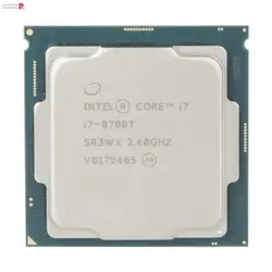 پردازنده مرکزی اینتل سری Coffee Lake مدل Core i7-8700TIntel Coffee Lake Core i7-8700T CPU