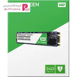 حافظه SSD وسترن دیجیتال مدل GREEN WDS240G1G0B ظرفیت 240 گیگابایتWestern Digital GREEN WDS240G1G0B SSD Drive - 240GB