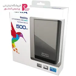 هارددیسک اکسترنال ای دیتا مدل NH13 ظرفیت 500 گیگابایتADATA NH13 External Hard Drive - 500GB